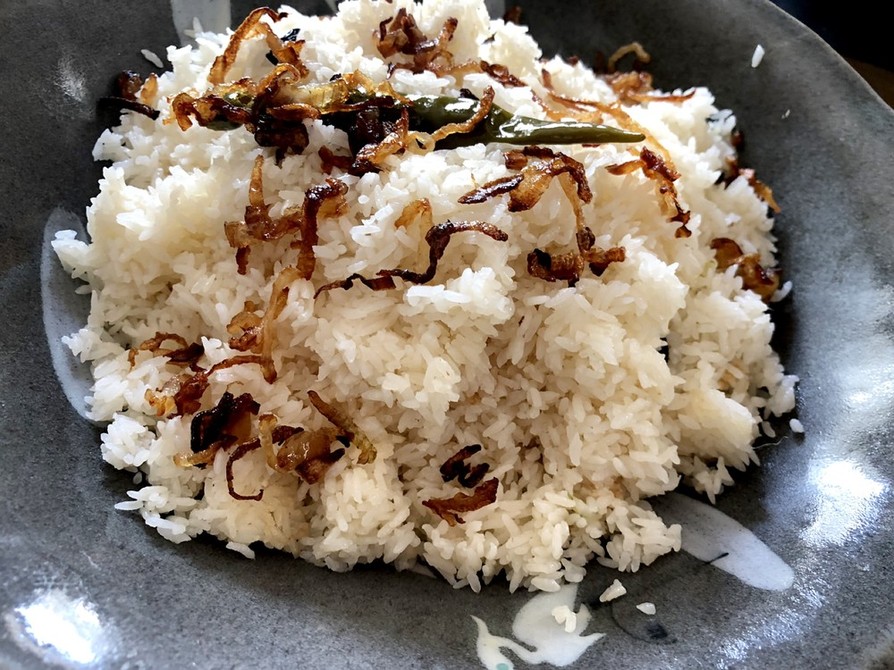 バングラデシュ♡極小米の炒めごはんの画像