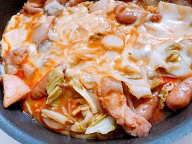 鶏もも肉で☆チーズタッカルビ