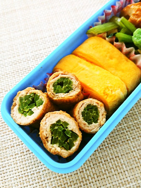 お弁当に☆巻き巻きチンジャオロース