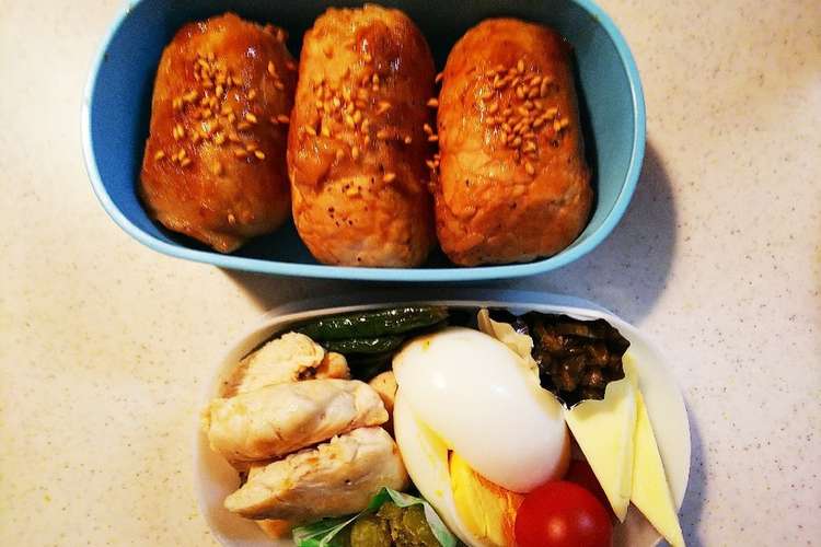 たんぱく質多めのお弁当 肉巻きおにぎり レシピ 作り方 By Remies クックパッド 簡単おいしいみんなのレシピが366万品