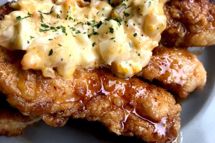 塩麹漬け 鶏むね肉チキン南蛮フライパン レシピ 作り方 By マカダミアん クックパッド 簡単おいしいみんなのレシピが355万品