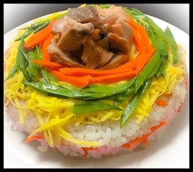 コスパ最高めちゃウマシャケのちらし寿司