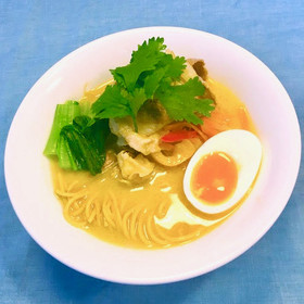 糖質制限!シンガポールラクサ風ラーメン