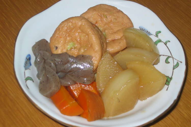 離乳食取り分けレシピ 野菜とがんもの煮物 レシピ 作り方 By ひょんびき クックパッド 簡単おいしいみんなのレシピが360万品