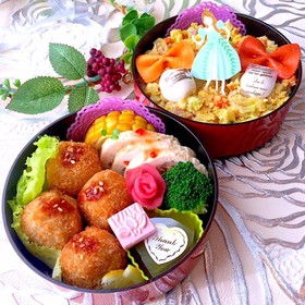 6月14日 可愛い玄米弁当 カレーおから