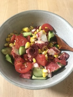 夏野菜のチョップドサラダ