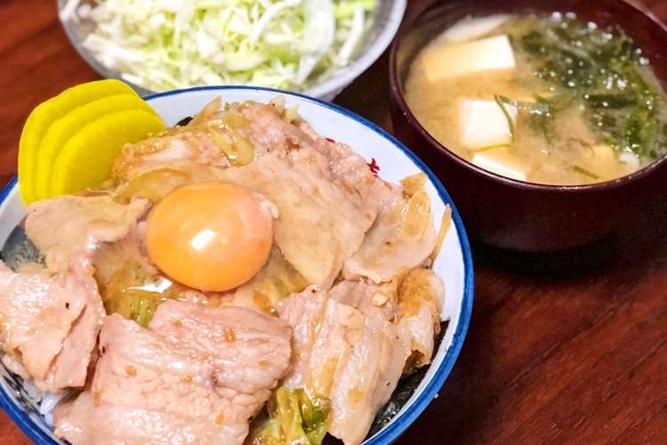 祝 れぽ800 完全再現 伝説のすた丼 レシピ 作り方 By 結華たん クックパッド 簡単おいしいみんなのレシピが353万品