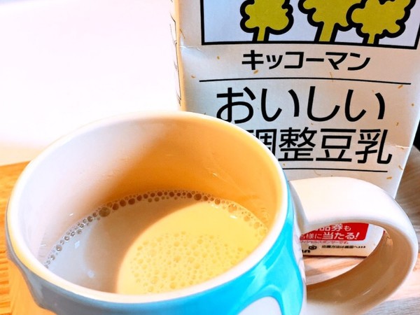 ダイエットと健康に!黒酢のホット豆乳