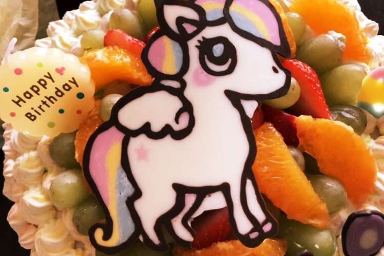 ユニコーンのチョコプレート レシピ 作り方 By Alian クックパッド 簡単おいしいみんなのレシピが375万品