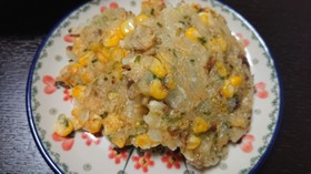 とうもろこしと玉ねぎのおやき