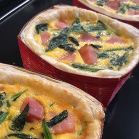 冷凍パイシートで作る簡単ミニキッシュ