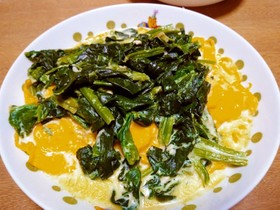 減塩!豆乳クリームオムライス
