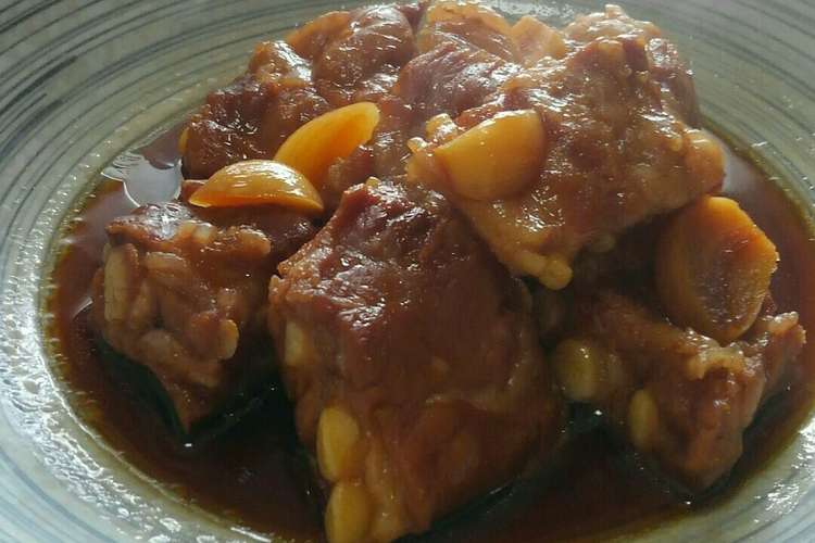 ニンニク 豚肉軟骨の甘辛煮 レシピ 作り方 By でへっ クックパッド 簡単おいしいみんなのレシピが364万品