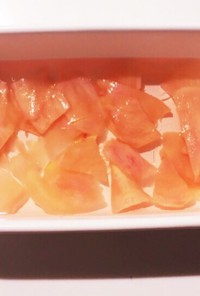 【保存食】新生姜の酢漬け