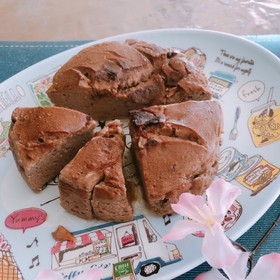 プルンプルン✩バナナチョコケーキ