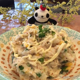 ♧長芋+ツナのマッシュサラダ