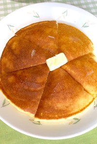 レンジパンでホットケーキ〜(o˘◡˘o)
