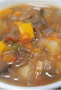 【トマト缶で】野菜スープ