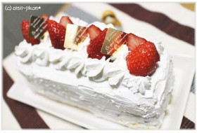 スクエアのショートケーキ