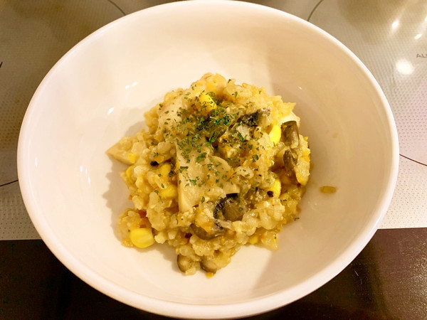 減量飯 玄米ミルクリゾット(氷河)