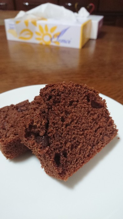 HMでチョコチップパウンドケーキの写真