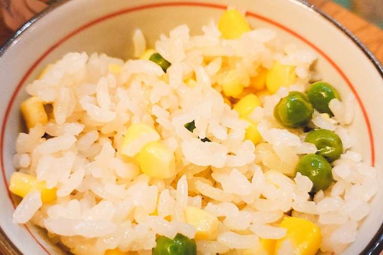 缶詰めで簡単 生姜とコーンの炊き込みご飯 レシピ 作り方 By Commint クックパッド 簡単おいしいみんなのレシピが357万品