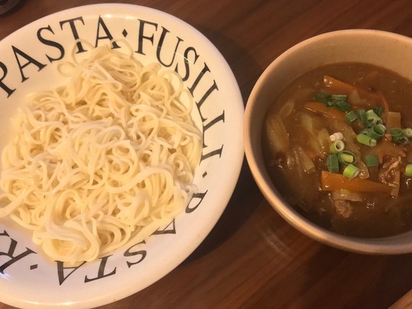 10分でできる!カレーつけ素麺!