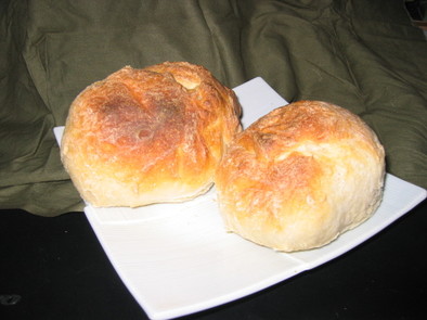 トースターで焼ける、かんたん丸パンの写真