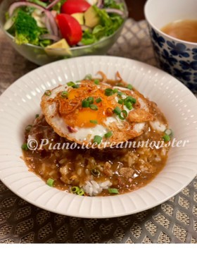 Hawaiian! ロコモコ丼のソース