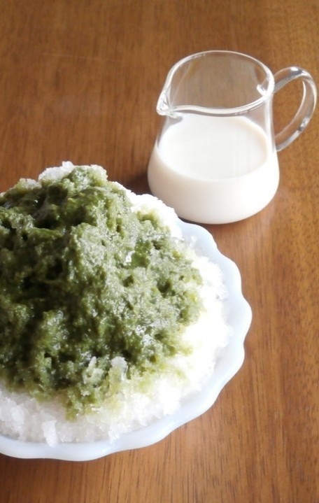 おうちかき氷 抹茶糀練乳の画像
