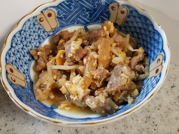 余った親子丼でリメイク!親子もやし炒め