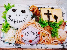 ☆ジャック&サリーキャラ弁☆ディズニー☆