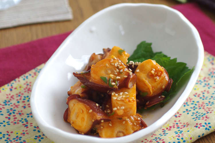 たこの刺身の韓国風 レシピ 作り方 By お天気ママ クックパッド 簡単おいしいみんなのレシピが361万品