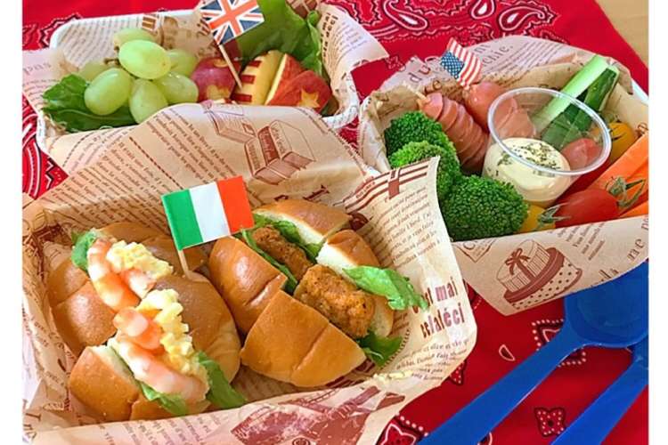 親子遠足お弁当3 レシピ 作り方 By まり沙 クックパッド 簡単おいしいみんなのレシピが376万品