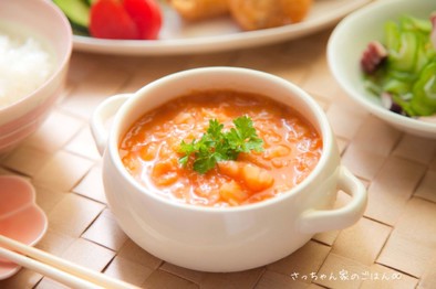 完熟トマトの食べるスープ⁂ミキサーで簡単の写真
