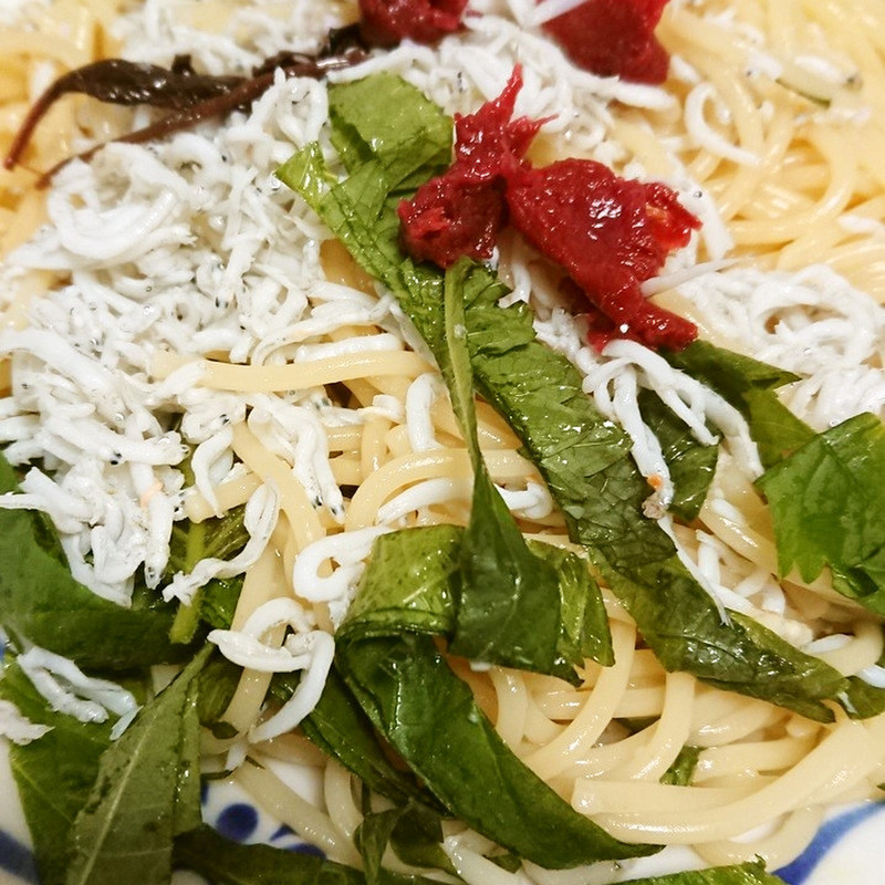 みんなが作ってる カリカリ梅パスタのレシピ クックパッド 簡単おいしいみんなのレシピが358万品