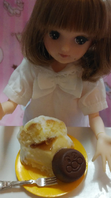 リカちゃん♡野球シリ✩梅酒風プリンケーキの画像