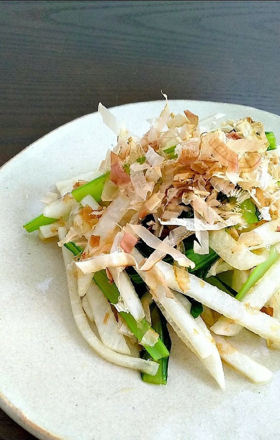 小松菜と大根のポン酢サラダの画像