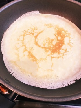 計量カップ一つで♡クレープ生地