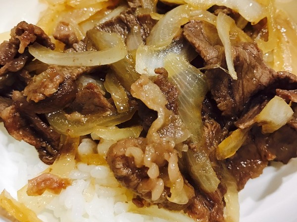 簡単牛丼