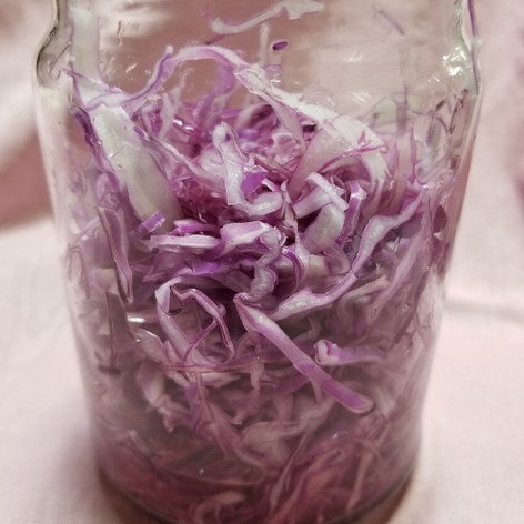 紫キャベツの酢漬け
