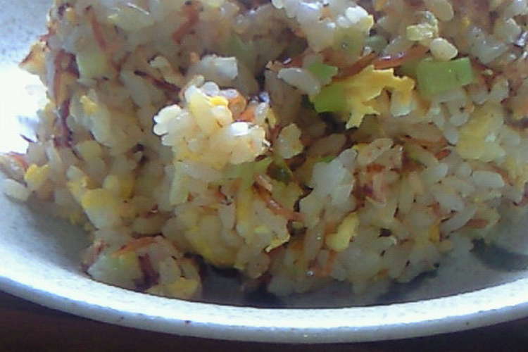 ちりめん山椒チャーハン レシピ 作り方 By とと郎 クックパッド 簡単おいしいみんなのレシピが356万品