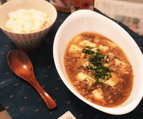 ご飯がススム!辛さ調整可能な麻婆豆腐