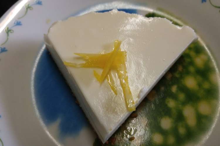 爽やかレモンのレアチーズケーキ レシピ 作り方 By Omichika クックパッド