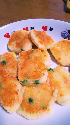 子供のお弁当に!チーズポテト焼き