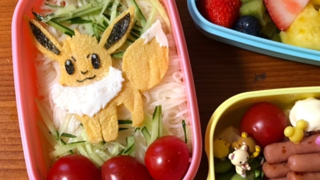 キャラ弁 薄焼き卵でイーブイ ポケモン レシピ 作り方 By じゅんむむ クックパッド