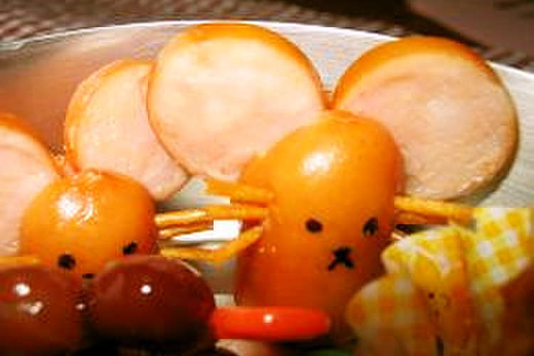 キャラ弁 ウインナーのおかず ねずみ レシピ 作り方 By うららりぃ クックパッド 簡単おいしいみんなのレシピが352万品