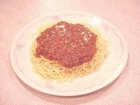 子供も大人も☆ミートソーススパゲティ