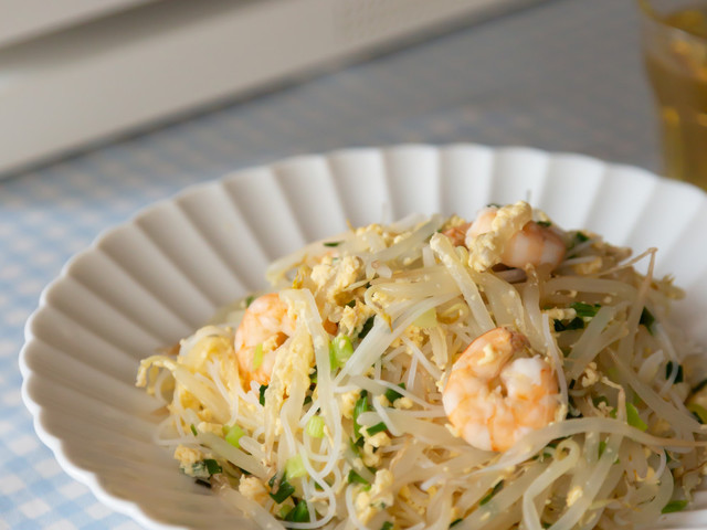 レンジで 卵ふわふわ エビ玉ビーフン レシピ 作り方 By ケンミン食品 クックパッド