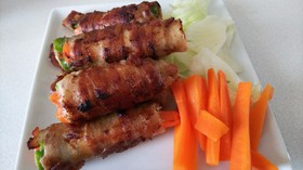 アスパラと人参の豚肉巻き
